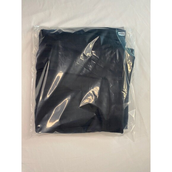 Colours By Alexander Julian Mens Dress Pants Size 42x32 Black Pin Stripe Cuffed - Picture 8 of 9